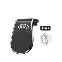 Magnetic Car Phone Holder Phone Stand Clip Mount Car Accessories For Kia K7 K5 K8 K3 Ray Sorento XCeed Soul Cerato Venga Cadenza cyvp10 gray