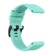 20/22/26mm Quick Fit Watch Strap for Garmin Fenix7/7S/7X Silicone Waterproof/sweatproof Watch Strap for 20/22/26mm Quick Fit 22mm quick fit žalsvai mėlyna
