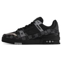 LOUIS VUITTON Bėgimo bateliai Atsparūs trinčiai Kvėpuojantys Žemi Kateboardo batai Unisex Juodi 1ACPSF 39.5 black