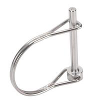 2PCS Silver Safety Coupler Pin 304 Stainless Steel Trailer Coupler Pin Practical Shaft Locking Pin 6.3mm x 52mm gray