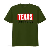 Texas Southside T Shirt Stylish and Comfortable for All vintage Washed homme streetwear Slightly Soft Stretched Breathable L red