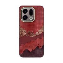 Carbon Fibre Case For OPPO Find X9 Pro Kevlar Wireless Charging Back Cover Case for OPPO FIND X9 PRO 1PC&For OPPP Find X9 Pro raudona