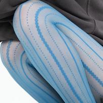 Spice Girls Sexy Striped Pantyhose Summer Thin Sheer Fine Mesh Breathable Look Slim Y2K Lolita Cool Trend Tights One Size gray