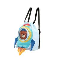 Portable Shark Drawstring Swimming Bag Oxford Cloth Beach Backpack Cute Wet Dry Bag  Men Women Bear pattern