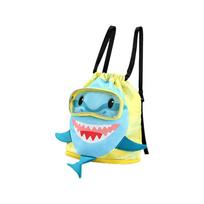 Portable Shark Drawstring Swimming Bag Oxford Cloth Beach Backpack Cute Wet Dry Bag  Men Women Shark   pattern