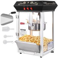 VEVOR Popcorn Maker, 850W Popcorn Popper Machine, 8 Oz Kettle Makes 48 Cups per Batch, Countertop Popcorn Maker with Tempered Glass 39 x 34.5 x 61 cm juoda
