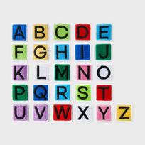 Alphabet Wappen Sticker Color (Option: A-Z) Q