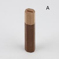 1piece Japanese Classic Octagonal Knife Handle for DIY Semi-finished Handmade Damascus Steel Knife Material Kitchen Knife Handle brown