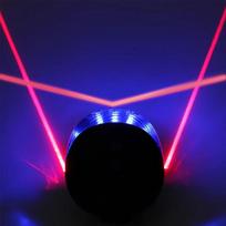 High Quality Bicycle Bike Safety Warning Led light bicycle laser lights LED Flashing Lamp Tail Light Rear Cycling 5 LED+2 Laser