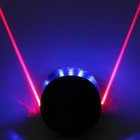 High Quality Bicycle Bike Safety Warning Led light bicycle laser lights LED Flashing Lamp Tail Light Rear Cycling 5 LED+2 Laser blue