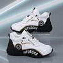 Trendy Leather Waterproof Casual Shoes for Couples - Perfect for Travel and Sports 40 black