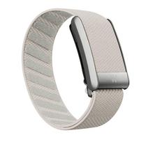 Suderinama su Whoop 4.0 apyrankės dirželiais, pintas nailoninis elastinis sportinis pakaitinis dirželis su sidabriniu U formos metaliniu rėmeliu For WHOOP 4.0 white