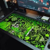 Monster Energy pelės kilimėlis Didelis žaidimų stalo pagalvėlė Neslystantis nešiojamojo kompiuterio planšetinio kompiuterio didelis pelės kilimėlis XXL kilimėlis Mini kompiuterio žaidimų kilimėlis su užrakinamu kraštu_xia 30cmx60cm(11.8x23.6inch)