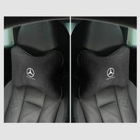 Suede automobilio sėdynės kaklo pagalvėlė galvos atrama galvos atrama atsipalaidavimo apsauga Mercedes Benz AMG W203 W206 W220 W205 W211 W212 W201 W210 W108