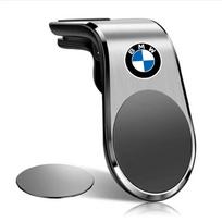 Automobilinis magnetinis L formos automobiliui skirtas GPS telefono laikiklis emblema BMW Performance F30 F10 E90 E46 X6 E60 E70 E36 X3 X5 X7 X2 E91 For BMW sidabras