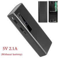 21700 Battery Charger Battery Holder Power Bank Case ABS Material juoda