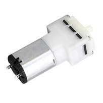 Micro Air Pump Mini Electric Motor Miniature Vacuum Booster for Aquarium Oxygen Circulate Fish Tank DC3V white