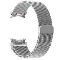 Milanese Loop apyrankė skirta Samsung Galaxy Watch 7 6 5 4 40mm 44mm 5 Pro Metalinė apyrankė Galaxy Watch 4 6 Classic 47 43 42 46 mm dirželis Galaxy Watch5 44mm sidabras