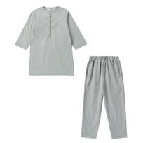 Berniukai Vaikai Islamo musulmono Jubba Kaftan chalatas Arab Abaya Dishdasha Thobe ilga suknelė 150cm žalia