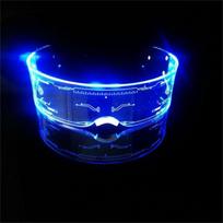 Cyberpunk Futuristic Technology Sense Akiniai mokslinės fantastikos Led Bungee Ins Vyriški tinkliniai raudoni moteriški baras švytintys akiniai nuo saulės Colorful models blue