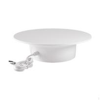 Rotating Display Stand Photography Turntable Professional 15cm Fixed Speed white
