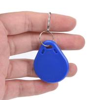 Nešiojami RFID IC raktų pakabukai, žetonai, raktų pakabukų rinkinys, bendras 13,56 MHz, 10 vnt./rinkinys mėlyna