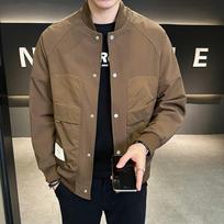 High-End Hong Kong Style Jacket Men'S Jacket Spring And Autumn New Casual Baseball Uniform Men'S Handsome Top Trendy Brand 4XL (recommended 185-102.5kg) kava