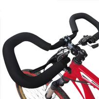 Drugelio rankenos dviračio atraminė juosta trekingo kalnų kelių dviračiams tvirtas komponentas dviračių sportas 25.4mm black