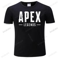 Apex Legends T Shirt Black Men Tee Titanfall Game Logo Print Cotton tee shirt EU Size Short Sleeve Summer Tops Homme M black
