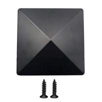 Tvoros stulpas nebijo blogo oro, apsaugo lauko medinę tvorą 1pcs gray