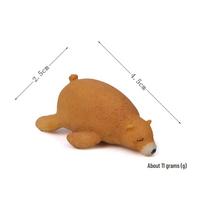 Jaukus Shiba Inu su meškiuku Magnetukas Figūrėlė Ornamentas with magnets brown