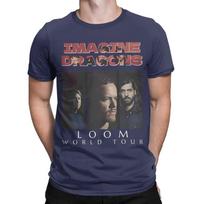 Imagine Dragons Reflections Fans Tour 2025 Marškinėliai vyrams ir moterims Medvilniniai marškinėliai apvalia kaklo iškirpte Vyriški trumparankoviai drabužiai Dideli dydžiai S brown