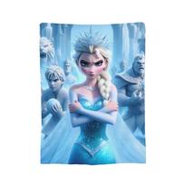 Frozen Elsa Anna Olaf    Fantazijos Komedija Megztos Antklodės Vilnos Super Šilta Mesti Antklodė Miegamajam Sofai Lovatiesė 30x40in white
