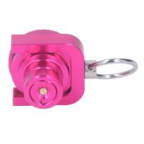 CO2 Quick Adapter Brass and Aluminum Alloy TR21 4 Male Thread Quick Connecting CO2 Cylinder Adapter with Pull Ring