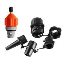 SUP Paddle Board Air Nozzle Boat Kayak Air Valve Air Pump Converter Orange #1 black
