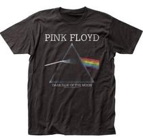 „Pink Floyd The Dark Side of the Moon“ marškinėliai su nerimu – vyriški roko grupės juodi unisex marškinėliai S black
