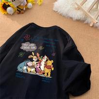Kawaii Meškiukas Pūksas Animacinis T-shirt Unisex Harajuku Mielas Meškiukas T-shirt Grafinis Streetwear Vasarinis T-shirt Mergaitėms Patogus 4XL beige