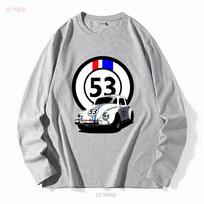 Herbie Meilės Vabalas Filmas Numeris 53 Plokštelė Marškinėliai vintage Išskalbti Stilingi Minkšti Kvėpuojantys Unisex Patogūs L white