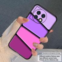 Spalvoti spalvoti blokeliai For OnePlus 8 9 11 12 13 10 Pro 9RT 8T 12R Ace 3 5 2V Nord CE 4 Lite N20 SE 30 200 silikoninis minkštas telefono dėklas OnePlus 8T purple