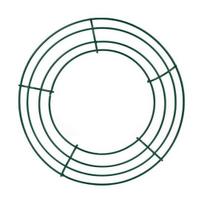 20cm/25cm Metalinis lanko vainiko rėmas Viela žiedas Gėlių girliandos laikiklis DIY Vainiko gamybos reikmenys festivaliui, vestuvių vakarėliui 25cm 1pc žalia