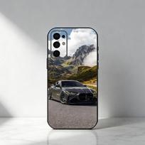 M4 Classic Sportiniai Automobiliai Telefono dėklas Samsung S25,S24,S21,S22,S23,S20,Ultra,S26,Plus,Fe,Note,5G Juodas dangtelis Samsung S22ULTRA5G