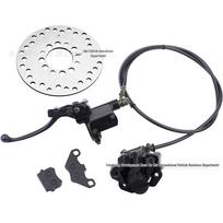 ATV Beach Buggy Brake Assembly: 50CC-125CC, Hand and Rear Brake, Master Cylinder, Disc Brake, Brake Pads, and Discs. Other black