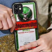 Sveiki J-Jagermeister Logotipo telefono dėklas skirtas IPhone 16 15 14 Plus 15 13 12 11 Pro Max X XS MAX Matinis dangtelis iphone 16 pro red