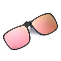 Polarizuoti uždedami ant akinių skydeliai vairavimui Tamsūs UV400 akiniai Nuotraukoms prisitaikantys Anti Glare lęšiai Miopijai Akiniai automobilio vairuotojui rožinė