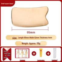 Copper Gua Sha Massage Tool for Back, Shoulder, Neck, and Body Scraping Therapy beige
