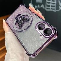 Prabangus Blizgus Metalizuotu Kraštu Dėklas Motorola MOTO G77 G67 G86 Edge 70 Fusion 60 50 50 Pro Neo Atsparus Smūgiams Apsauginis Dangtelis Edge 60 Fusion violetinė