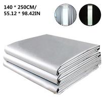 Blackouts Curtains Living Room Thickened Sun Protection Thermal Insulation Curtain With Hook Home Office Rectangle Hotel Bedroom gray