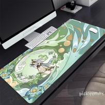 Gamer Mousepad Genshin Impact Mouse Pad Large Mouse Mat Natural Rubber Desk Rug PC Desk Mats Anime Girl Mousepads xcm 900x400x2mm