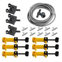 MOC Techninis žarna Oro siurblys Bakas Stūmoklis Jungiklis Stūmoklis Suderinamas su legoeds Pneumatinėmis dalimis 9641 42043 47225 61904