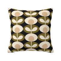 Individualus Orla Kiely Multi Stem pagalvės užvalkalas 45X45cm Abstrakčios skandinaviškos gėlių pagalvės užvalkalas Kvadratinis pagalvės užvalkalas Linen 70*70(CM)-1Pcs